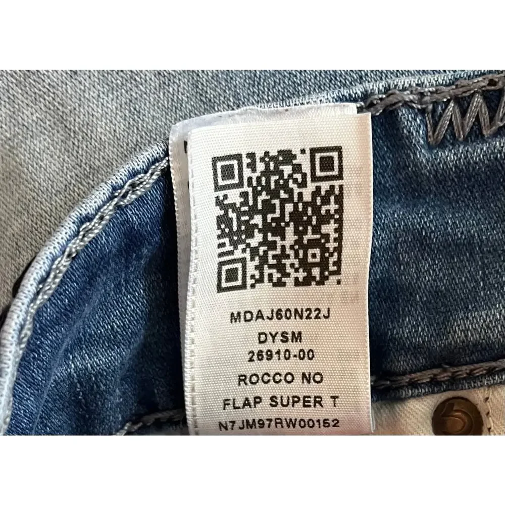 True Religion Rocco Super T Skinny Jeans Men’s 29 Y2K Stacked Denim Streetwear